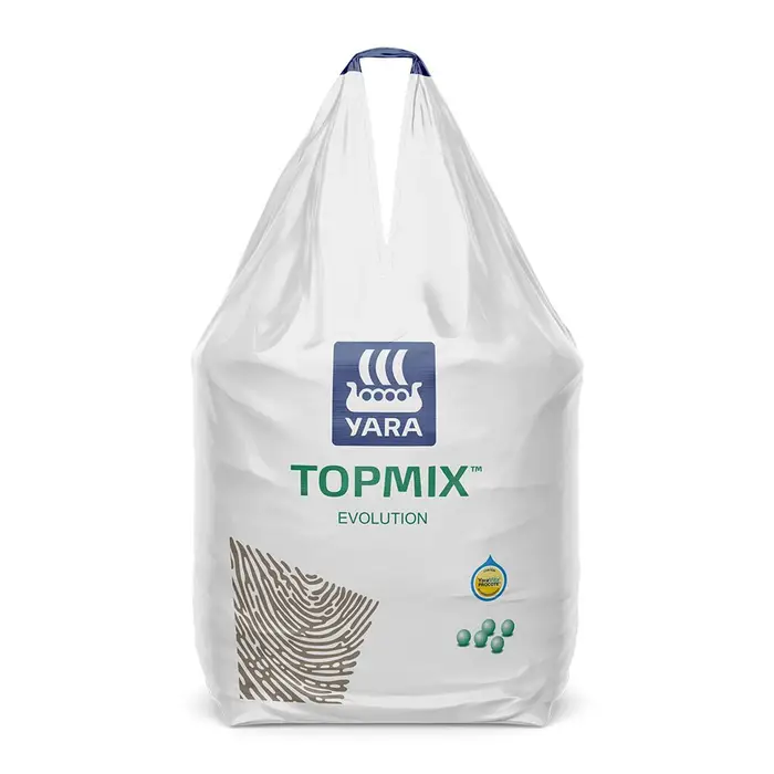 Fertilizante Topmix EVOLUTION 09 25 15 + 1Ca 4S 0,03B 0,05Mn 0,1Zn