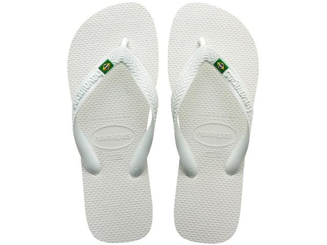 Resgate seu Chinelo Havaianas Brasil Branco por Apenas 1.500 Pontos Azul!